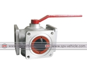 Three-way Set Ball Valve for fuel tanker